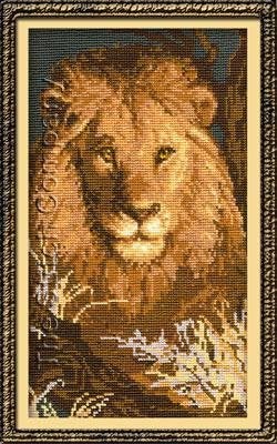 Borduurpakket Leeuw 569, Hobby en Vrije tijd, Borduren en Borduurmachines, Geen, Geen, Nieuw, Ophalen of Verzenden