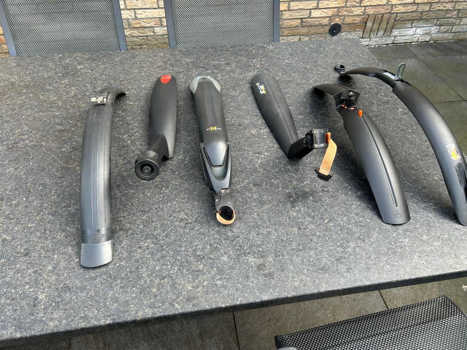 Diverse spatborden voor mountainbike, Fietsen en Brommers, Spatbord, Kunststof, Ophalen of Verzenden, Zo goed als nieuw