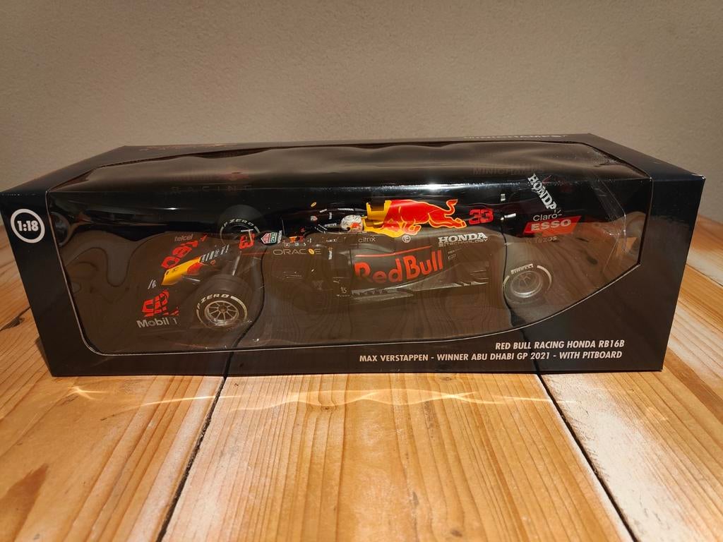 Formule 1 Max verstappen 1:18 wereld kampioen2021, Ophalen of Verzenden, Nieuw, Formule 1