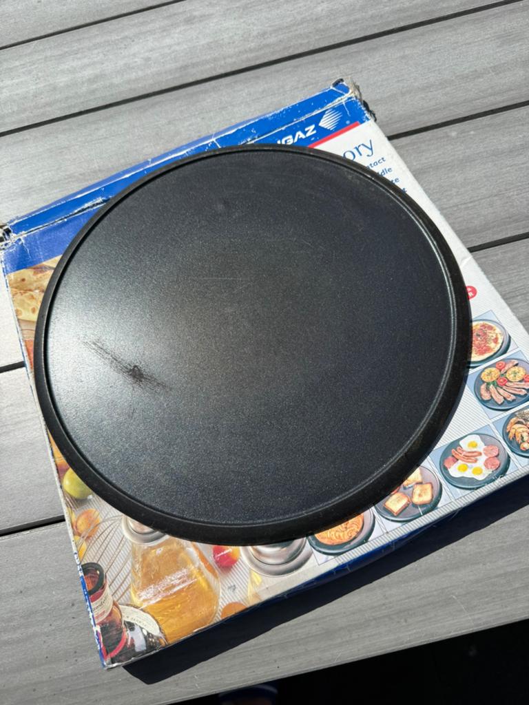 Bakplaat pannenkoeken Campingaz, Ophalen of Verzenden, Gebruikt