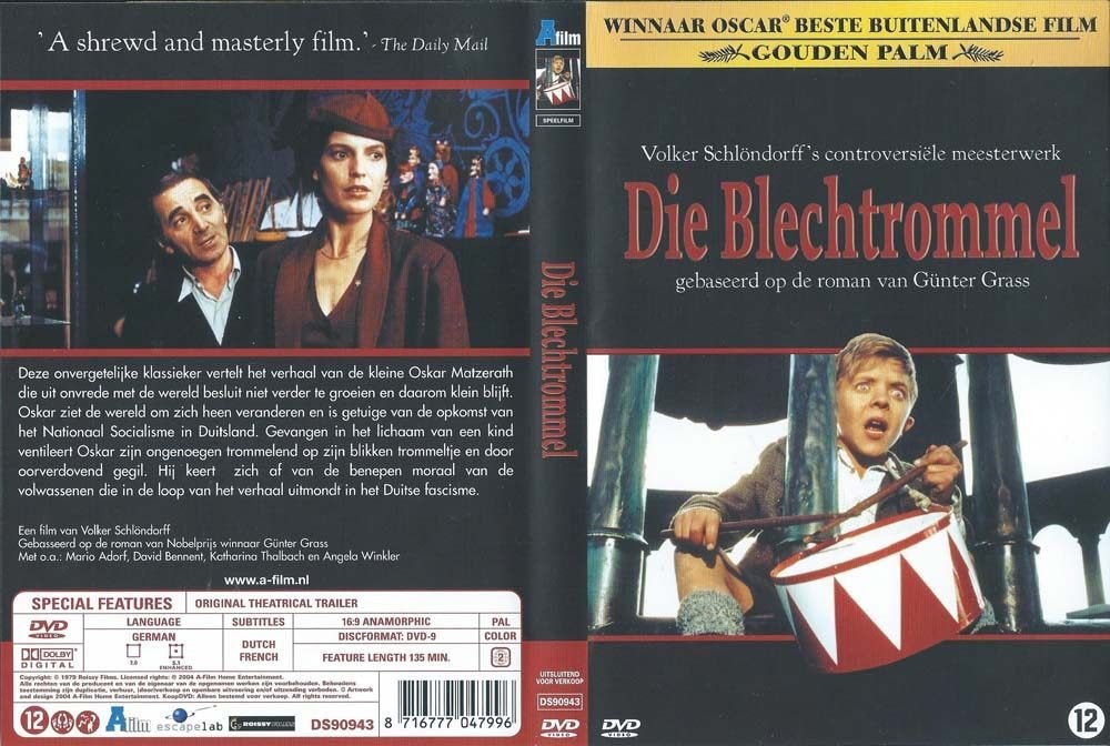Die Blechtrommel DVD met David Bennent, Mario Adorf, Alle leeftijden, Ophalen of Verzenden, Zo goed als nieuw