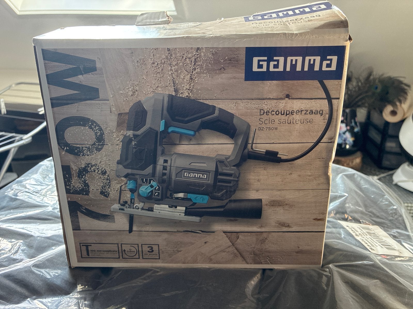 Gamma Decoupeerzaag DZ-750W - Nieuw in doos, Ophalen, Nieuw, 600 tot 1200 watt, Decoupeerzaag