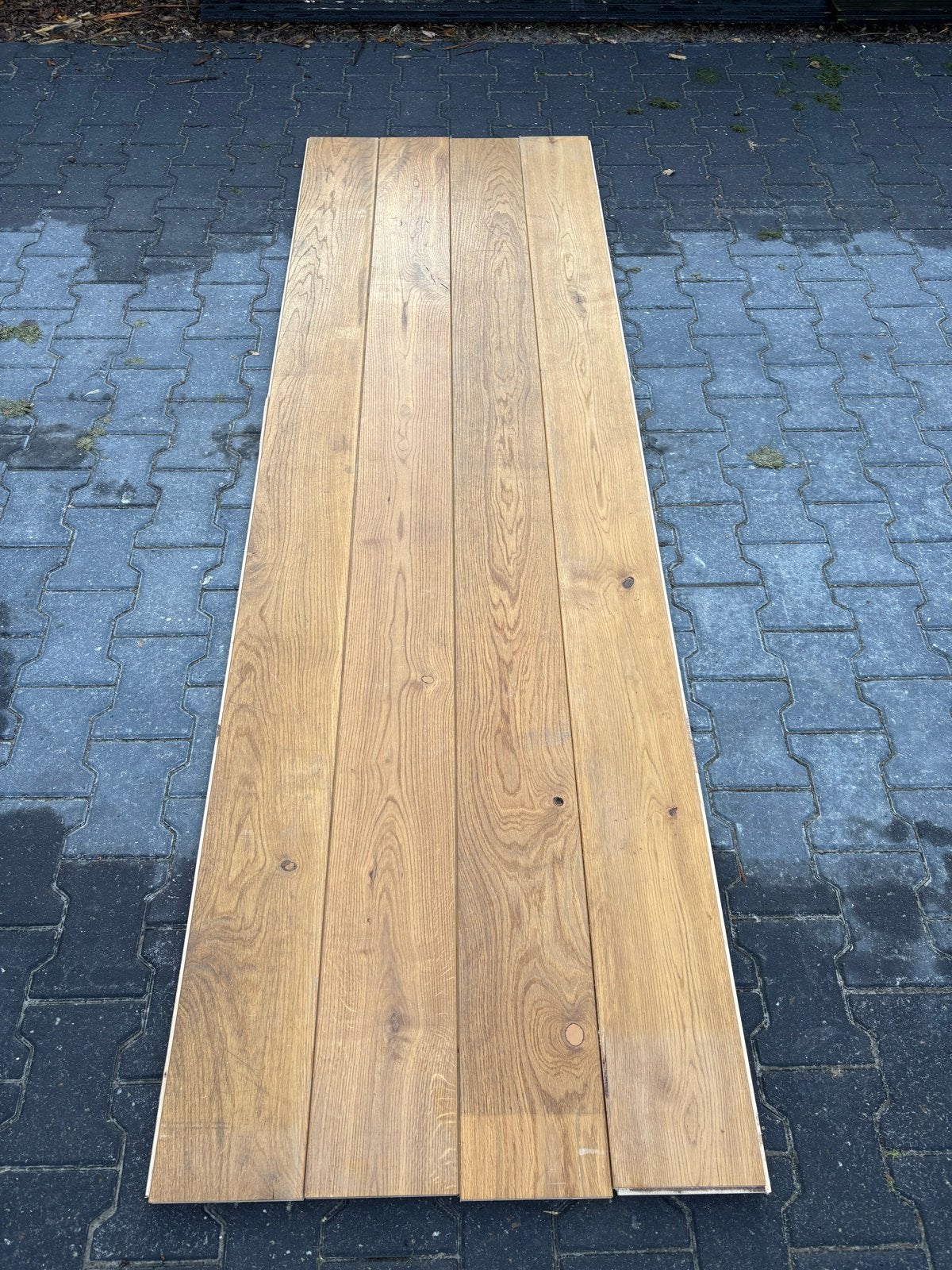 Rustieke eiken vloer - 31 m², Ophalen, Gebruikt, Vloerdelen of -planken, 10 m² of meer