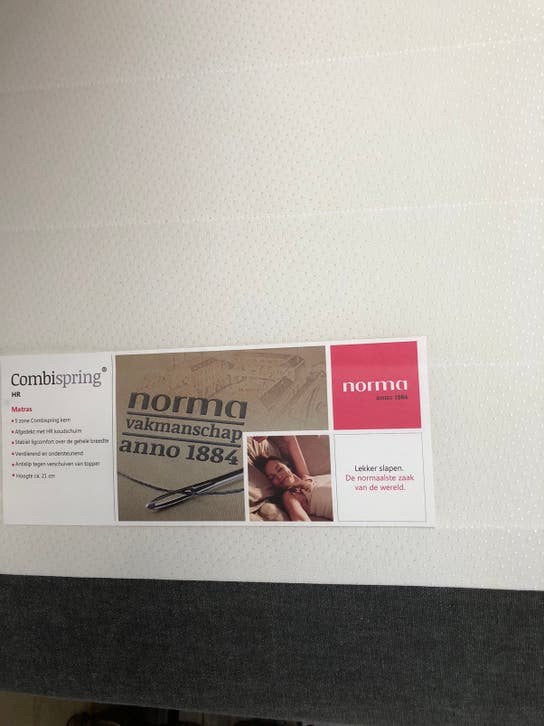 2 NORMA matrassen, Ophalen of Verzenden, Zo goed als nieuw