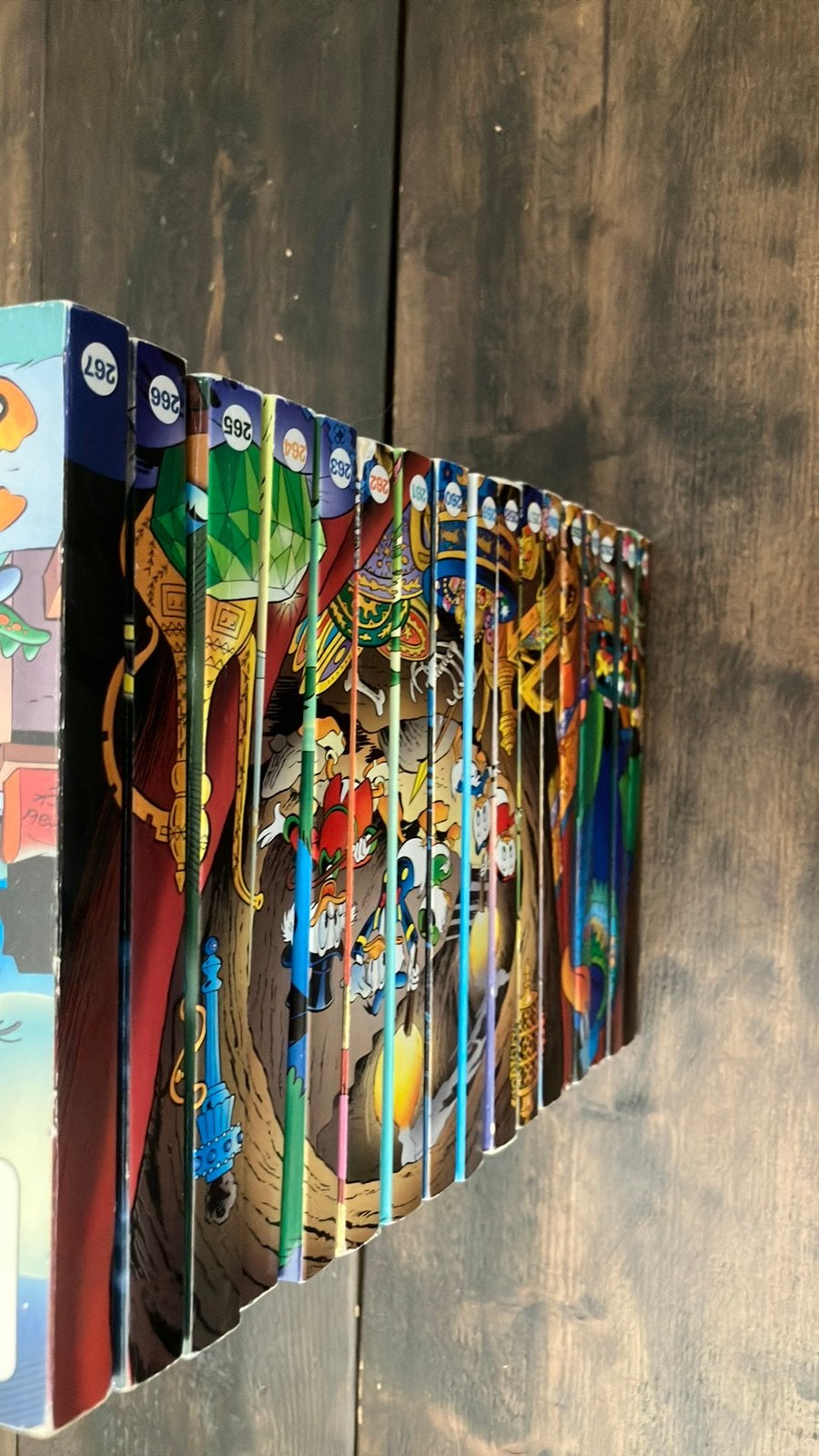Donald Duck pockets complete rugtekening serie 251-267, Complete serie of reeks, Ophalen of Verzenden, Zo goed als nieuw