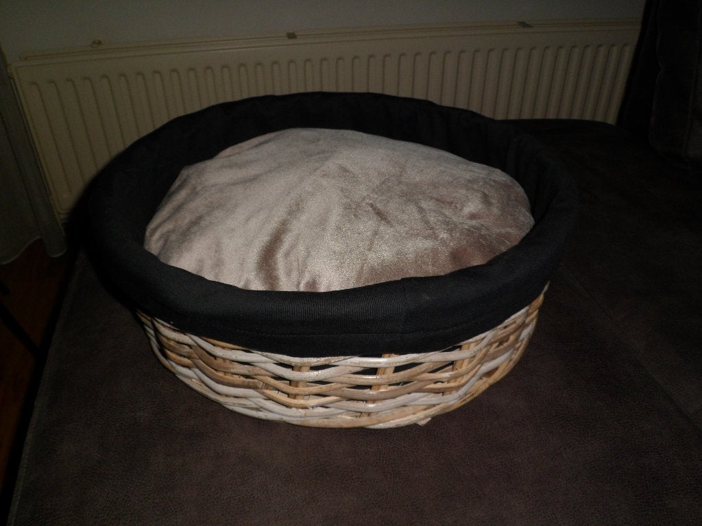 Rotan kattenmand, Ophalen, Zo goed als nieuw, Riet