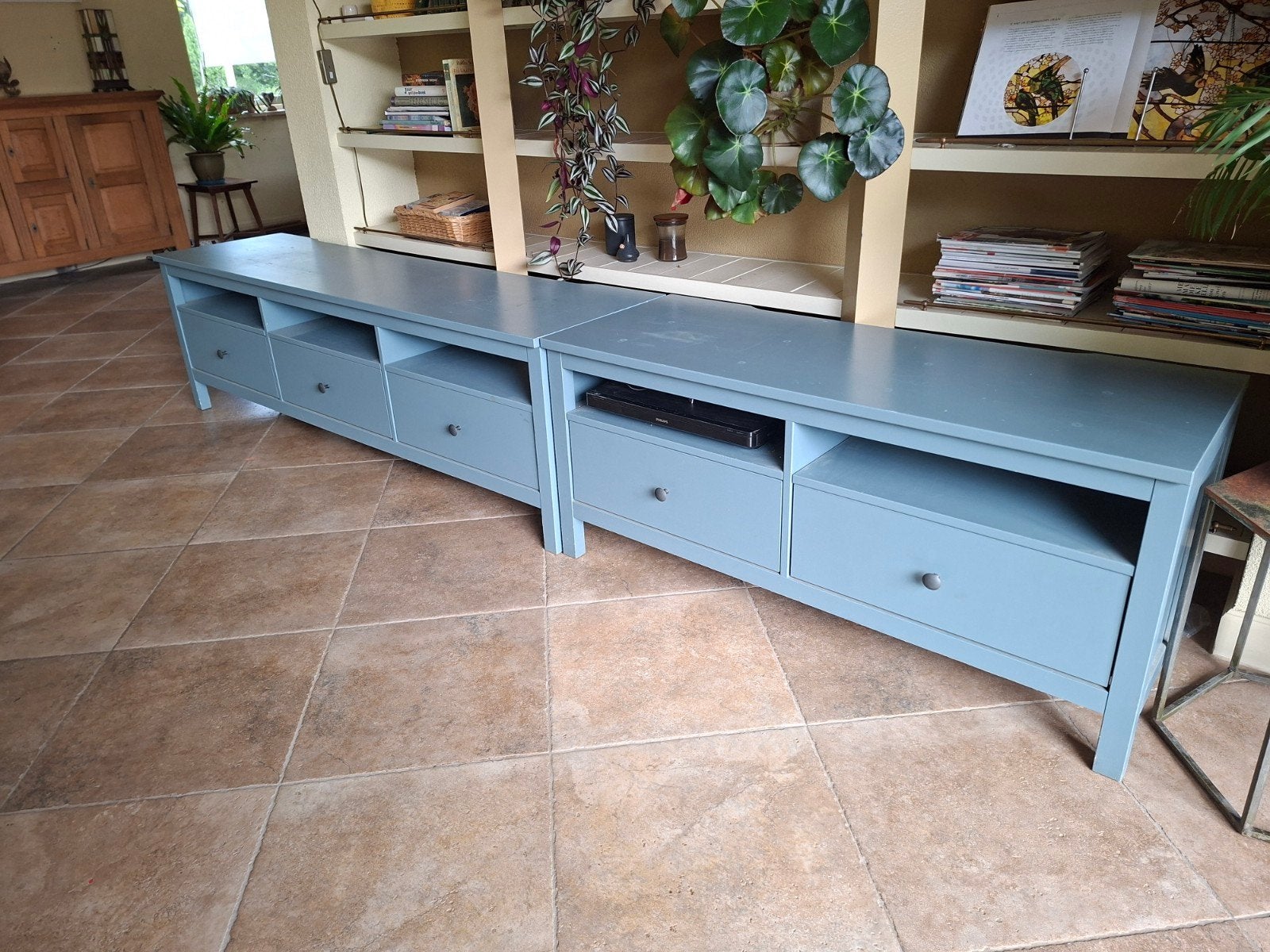 2 lage Hemnes ladenkasten van IKEA, Ophalen, Strak, Gebruikt, 150 tot 200 cm