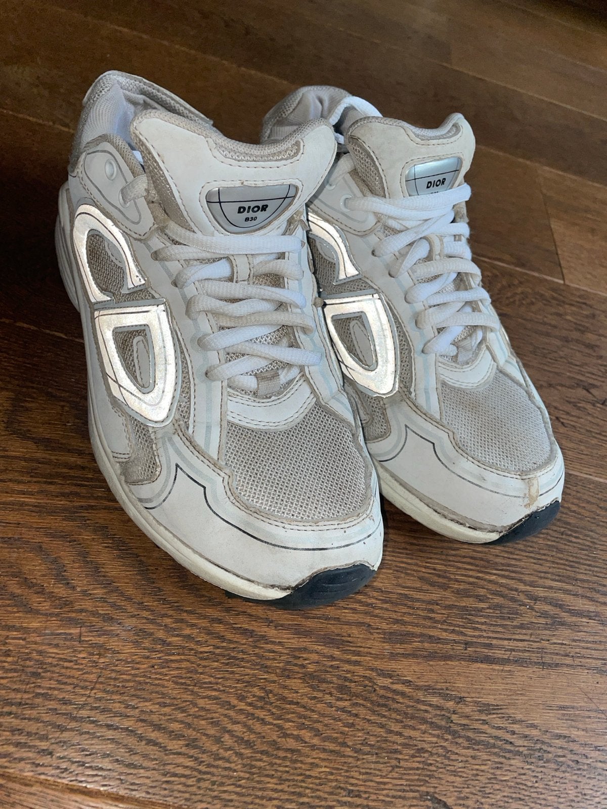 Dior B30 Sneakers - Maat 42, Kleding | Heren, Verzenden, Gedragen, Wit, Sneakers of Gympen
