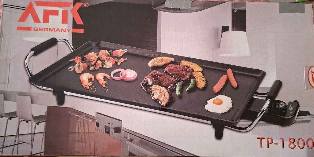 Teppan-yaki plaat, Ophalen, Nieuw, Tafelgrill