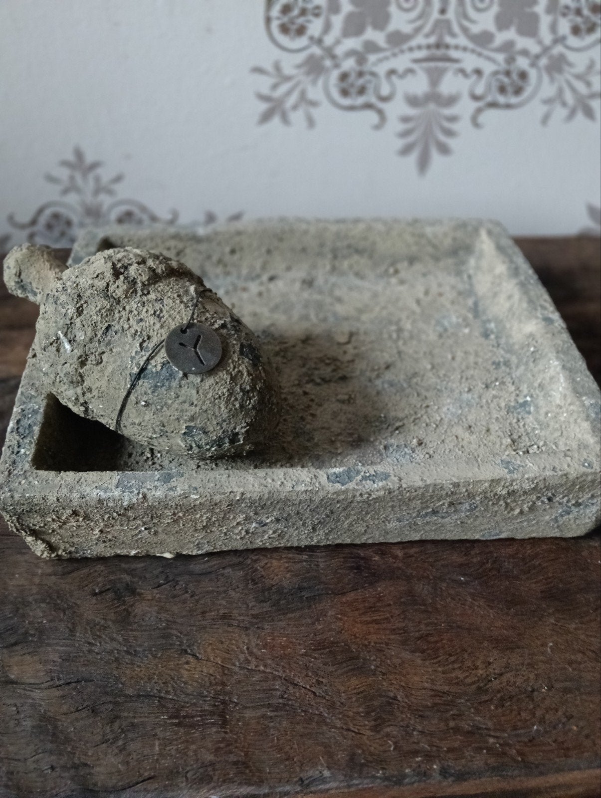 Brynxz schaal, Ophalen, Vierkant, Natuurlijk materiaal