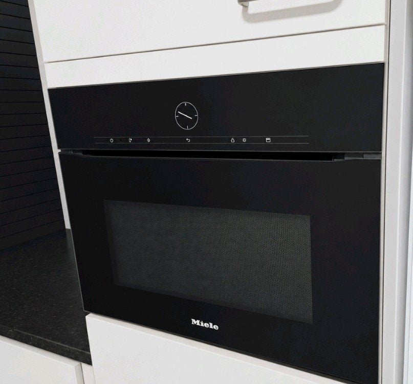 Miele H7840BMX  combi-oven (greeploos), Minder dan 45 cm, Ophalen of Verzenden, Inbouw, Miele