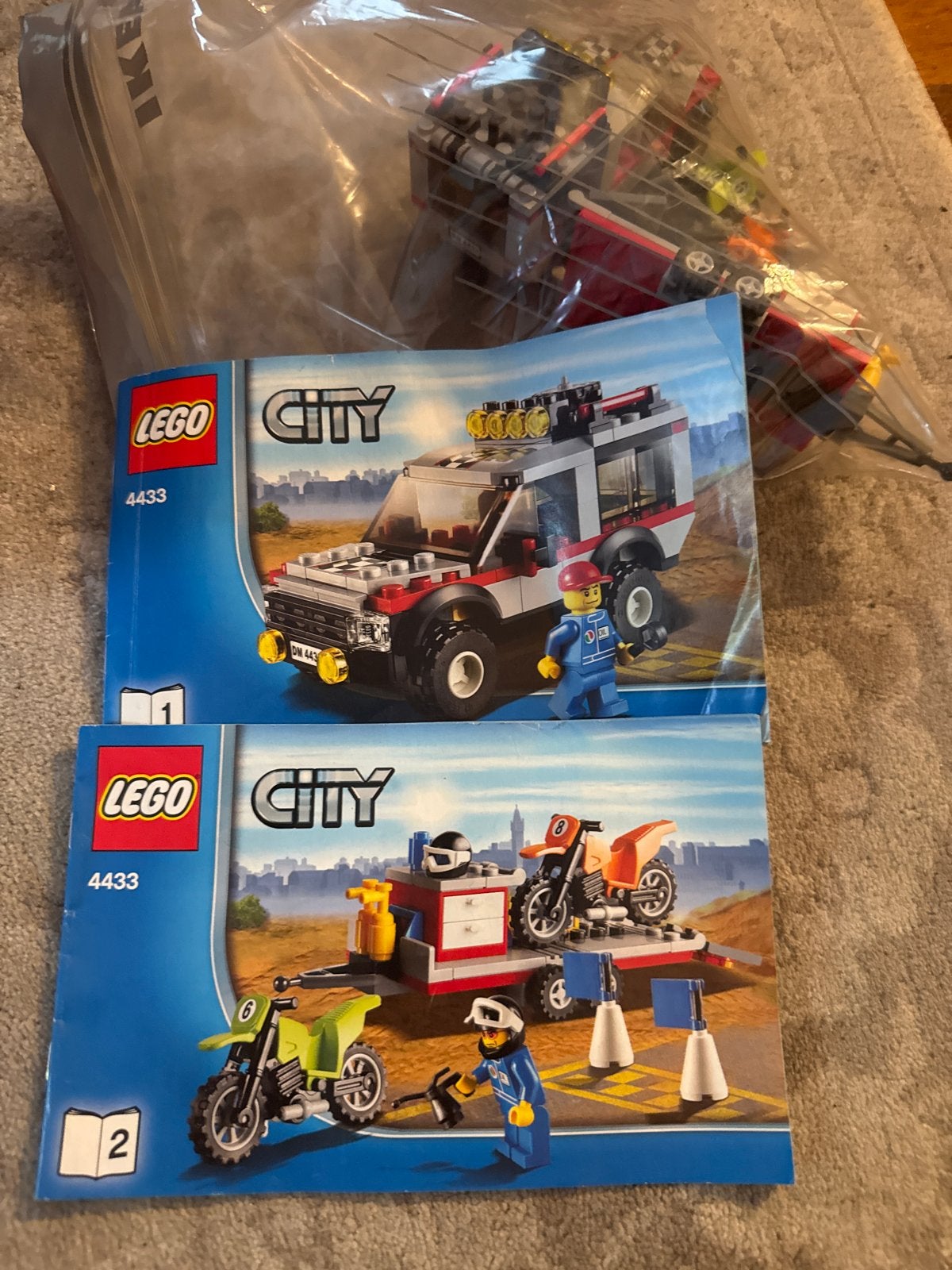 Lego City 4433 - Cross Country Truck en Motorcross, Kinderen en Baby's, Speelgoed | Duplo en Lego, Lego, Ophalen of Verzenden