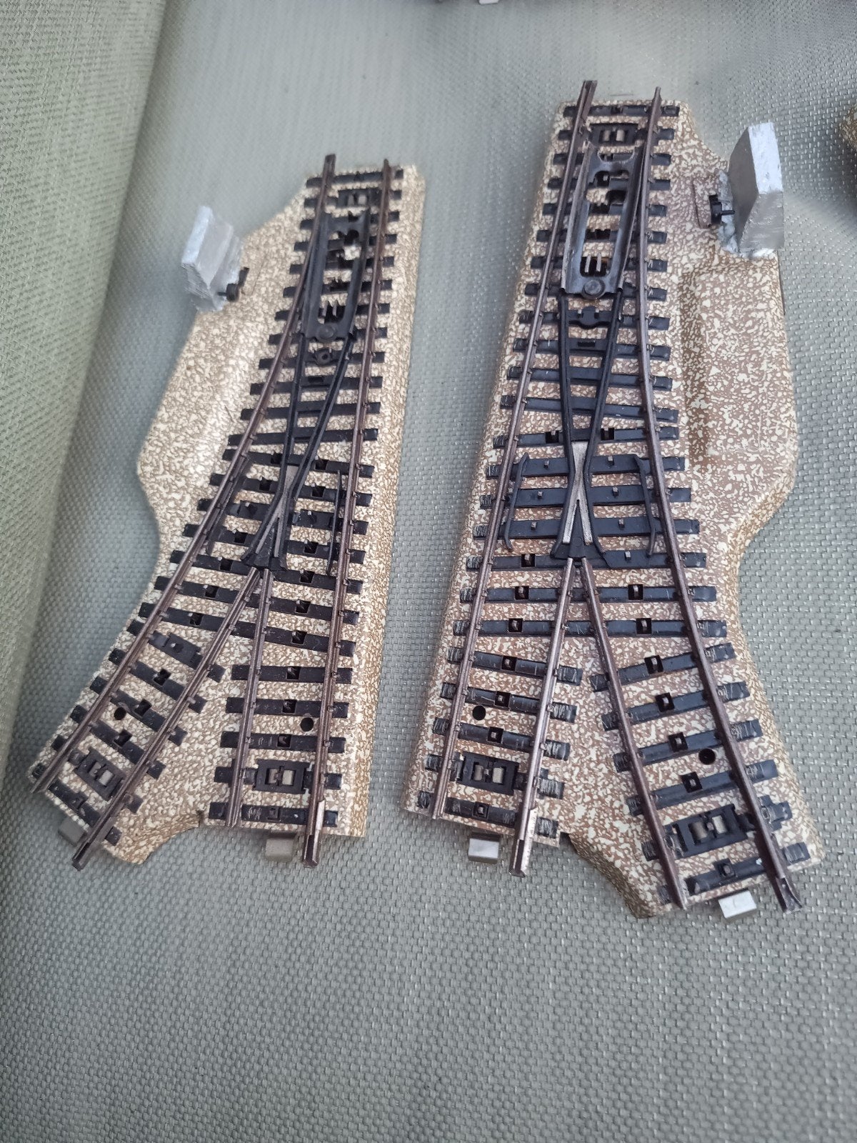 Rails, wissels, bochten, rechte stukken etc. H0, Ophalen, Wisselstroom, Gebruikt, Rails