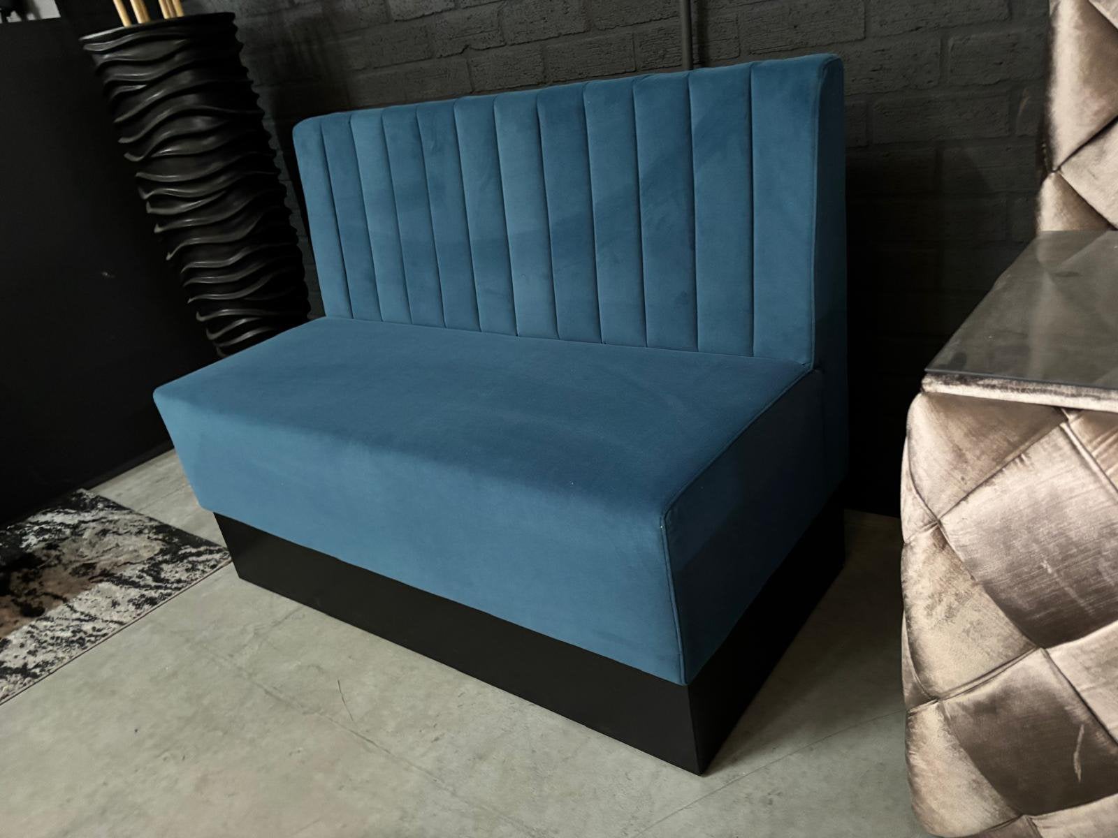 Blauw wandbankje / eetbankje - 120 cm richmond Interiors