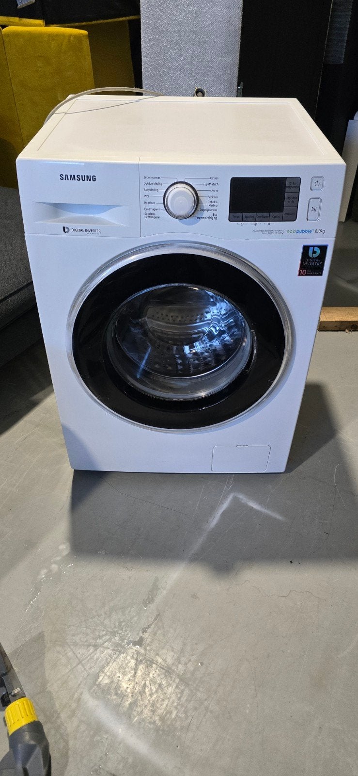 Samsung EcoBubble Wasmachine - Stil, Zuinig, Perfecte Staat, 6 tot 8 kg, Handwasprogramma, Bovenlader, Ophalen of Verzenden