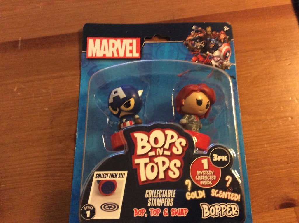 Marvel Bops n Tops 3-pak. waarvan 1 mystery. Nieuw, Ophalen of Verzenden, Nieuw