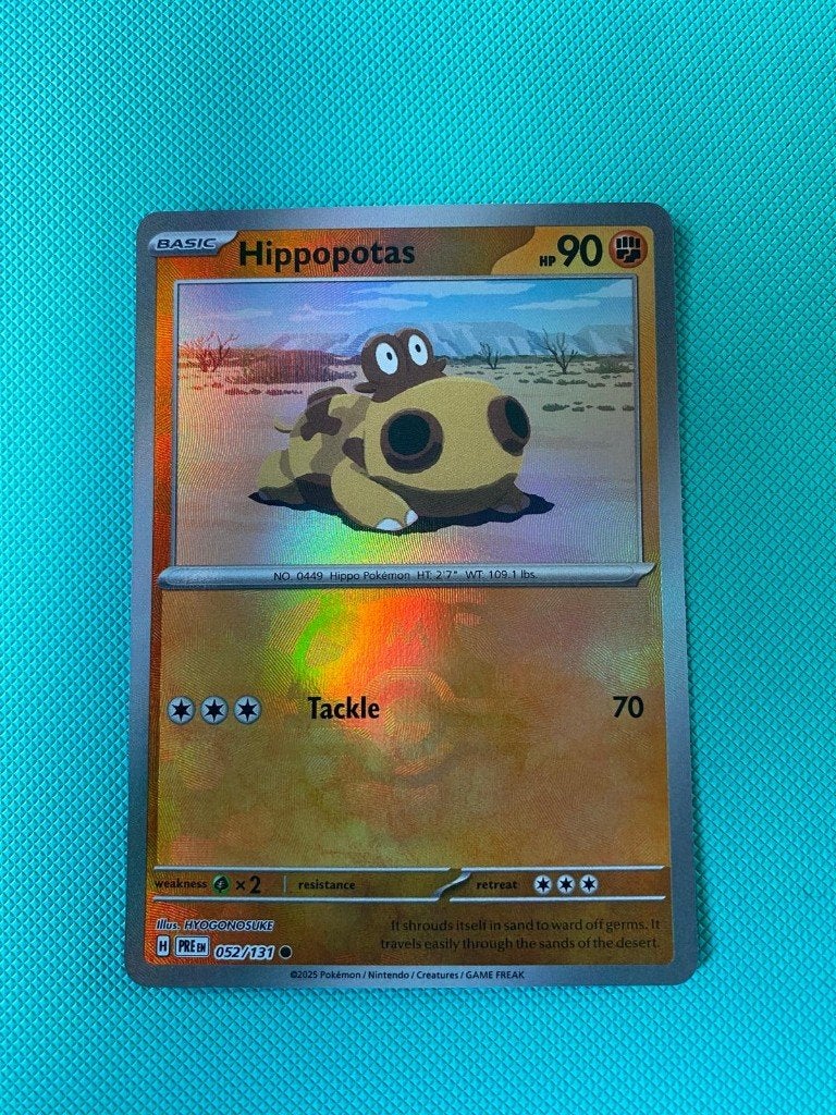 Hippopotas 052/131 PRE masterbal, Ophalen of Verzenden, Nieuw, Losse kaart, Foil
