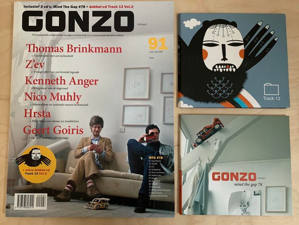 GONZO (circus) nr 91 incl 3 cd's, Ophalen of Verzenden, Zo goed als nieuw, Muziek, Film of Tv