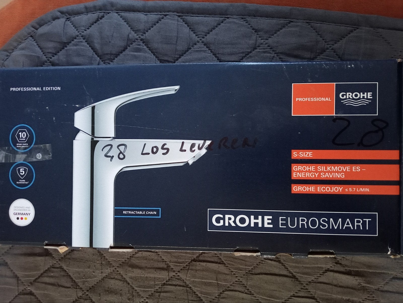 Grohe Eurosmart waterbesparende wastafelkraan, Ophalen