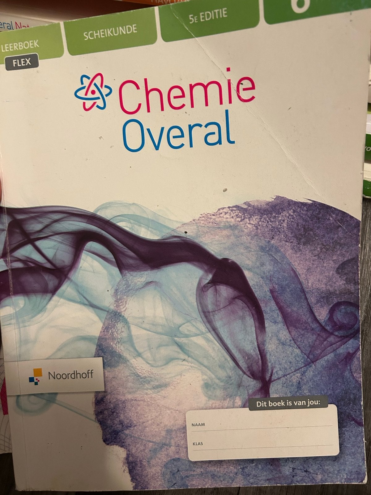Chemie Overal 5e editie VWO Scheikunde leerboek, Ophalen of Verzenden, Gelezen, VWO, Scheikunde