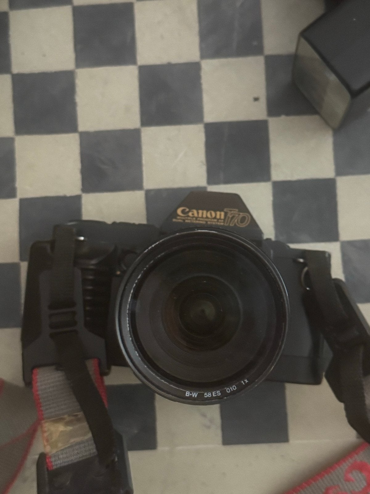 Canon T70 Spiegelreflexcamera met lens, Audio, Tv en Foto, Ophalen of Verzenden, Gebruikt, Spiegelreflex, Canon