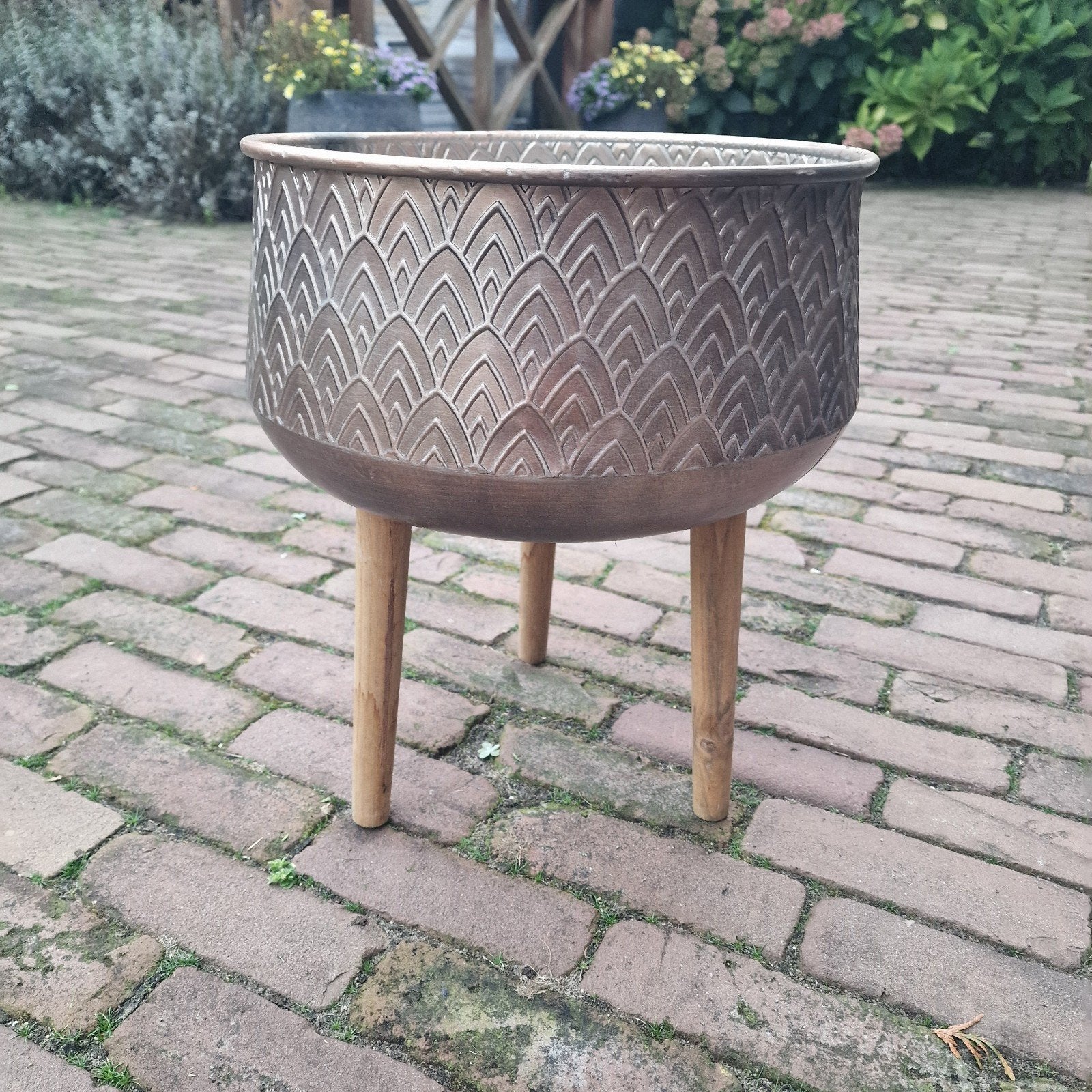 plantenbak, Tuin en Terras, Ophalen, Rond, 30 tot 60 cm