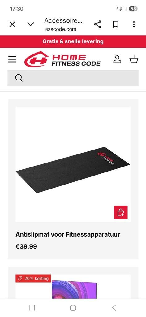 Fitness apparatuur voor thuis., Ophalen, Zo goed als nieuw, Loopband