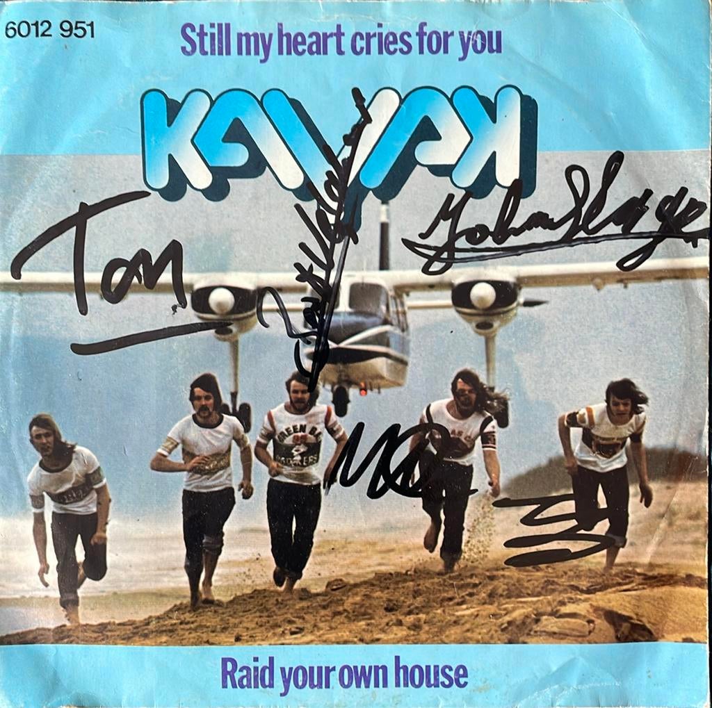 Nederpop single Kayak GESIGNEERD!, 7 inch, Single, Ophalen of Verzenden, Pop