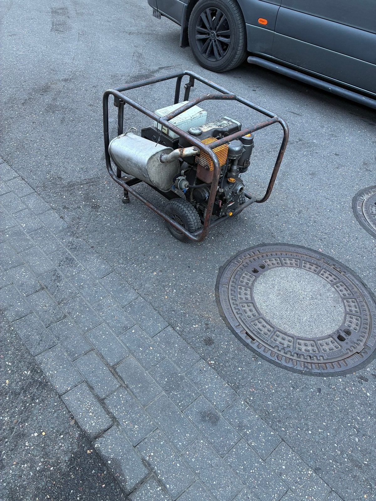 Farymann Diesel Aggregaat - Briggs & Stratton, Ophalen, Gebruikt, 5 tot 10 kVA, Dieselolie