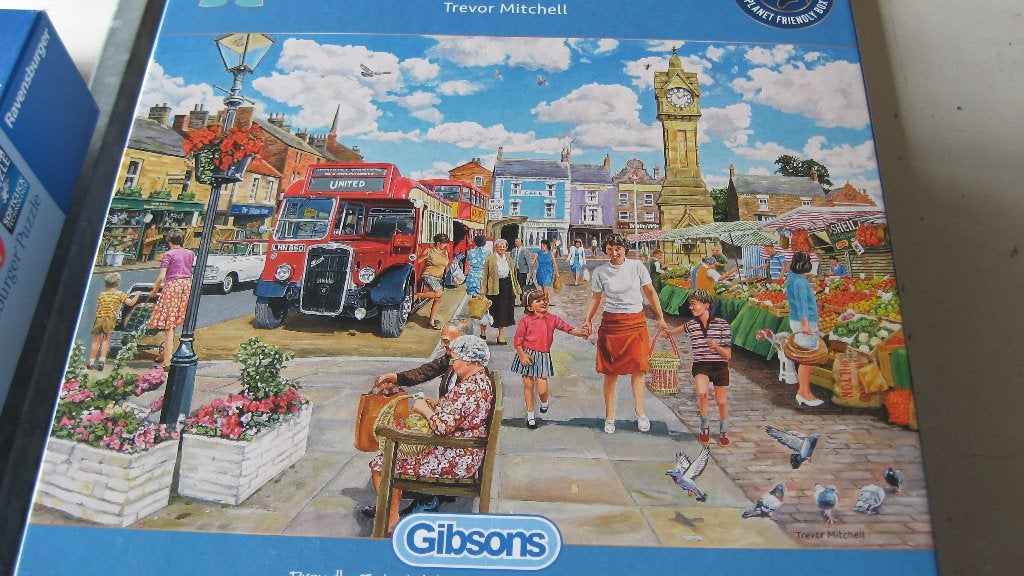 Gibson legpuzzel, Ophalen, 500 t/m 1500 stukjes, Zo goed als nieuw, Legpuzzel