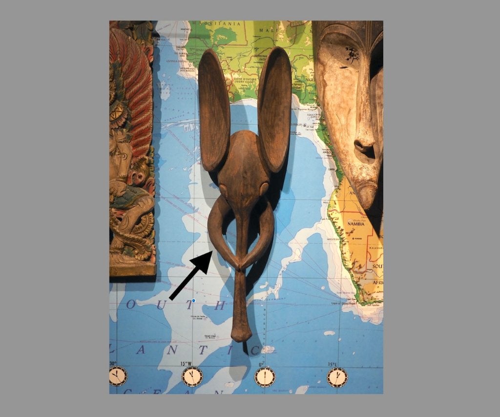 Div. Afrika obj oa Babanki Olifant (1), Kameroen (120826-07), Antiek en Kunst, Hout, 64 cm, Bruin, Handgemaakt