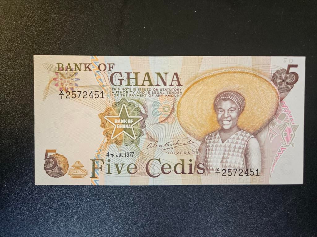 Ghana pick 15b 1977 UNC, Ophalen of Verzenden, Overige landen, Los biljet