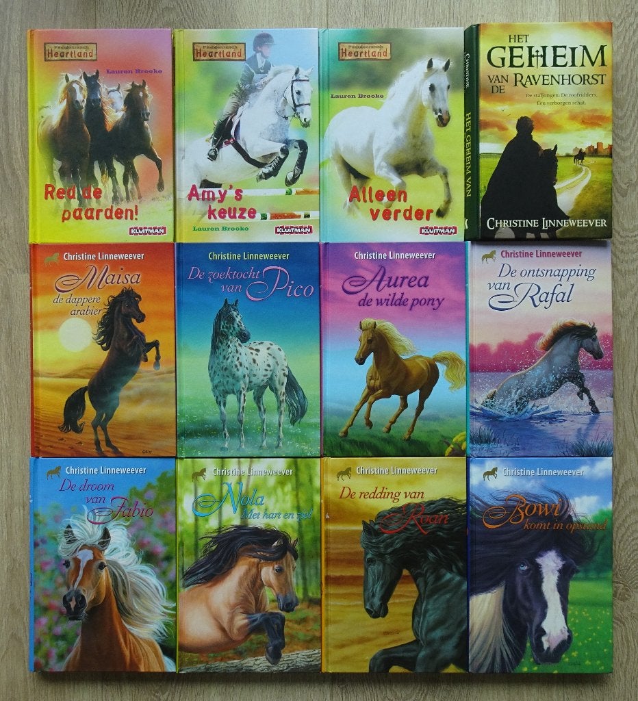 12 paardenboeken Christine Linneweever & Lauren Brook, Ophalen, Zo goed als nieuw, Christine Linneweever, Fictie