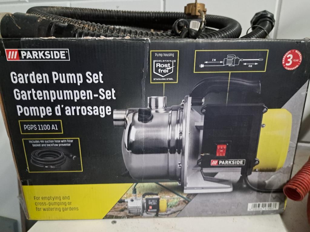 Waterpomp, Tuin en Terras, Waterpompen, Ophalen, Gebruikt, Elektrisch, Beregeningspomp