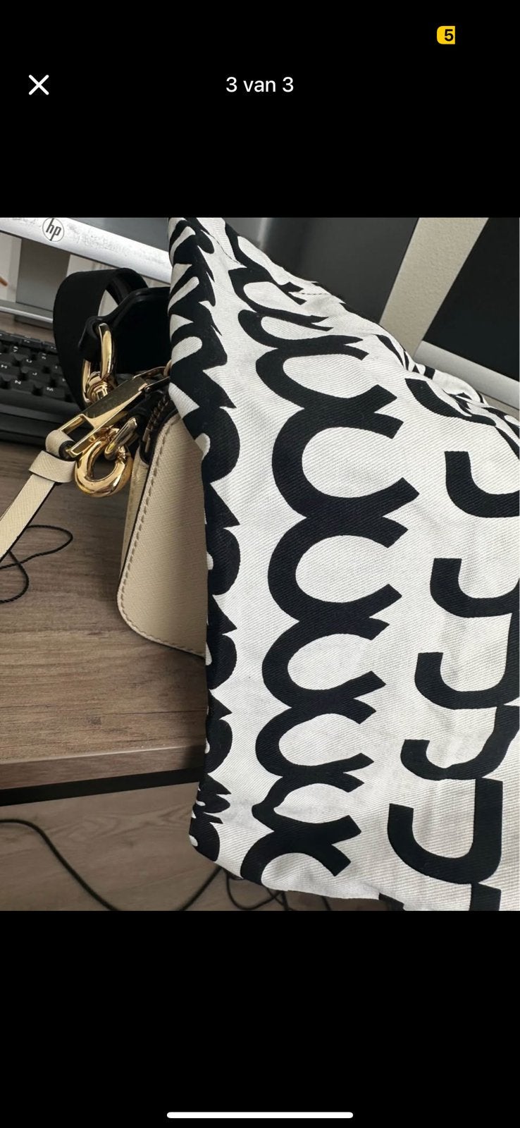Marc jacobs tas, Ophalen of Verzenden, Zo goed als nieuw, Zwart, Schoudertasje