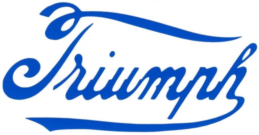 Triumph sticker #25, Motoren, Accessoires | Stickers, Verzenden