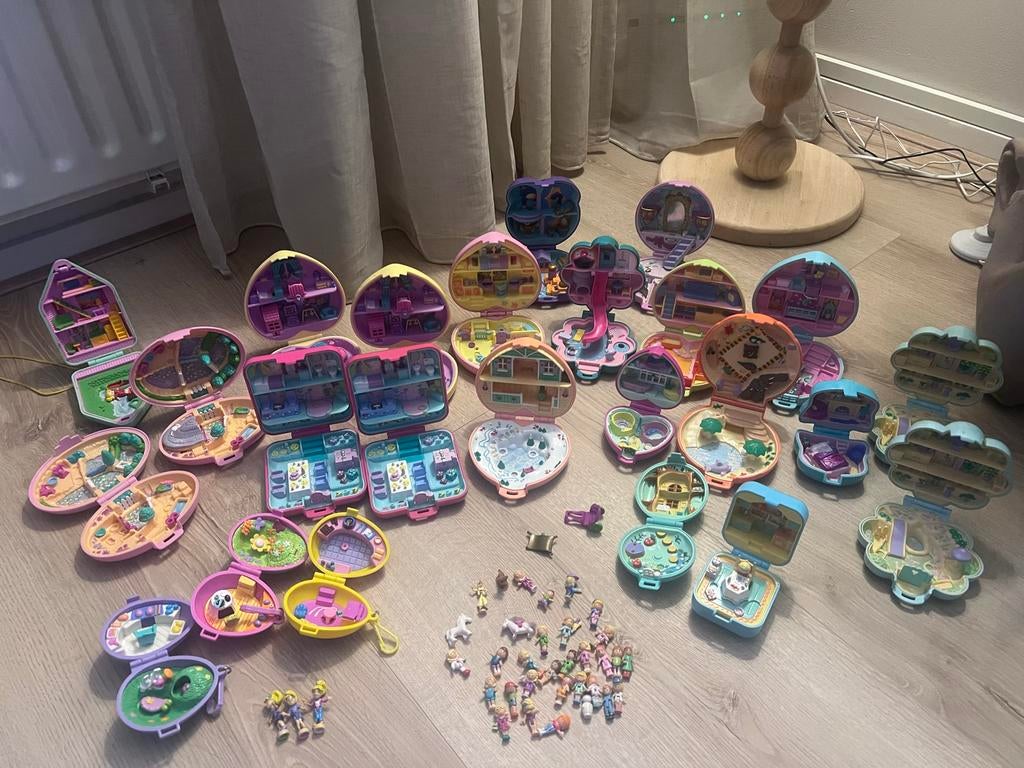 Grote collectie vintage Polly Pocket speelsets, Ophalen of Verzenden, Gebruikt, Overige typen
