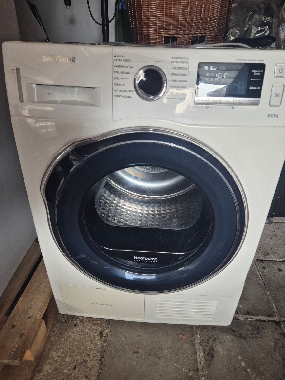 Samsung Wasmachine met Warmtepomp Technologie A++, Ophalen, Samsung, Gebruikt, Overige typen
