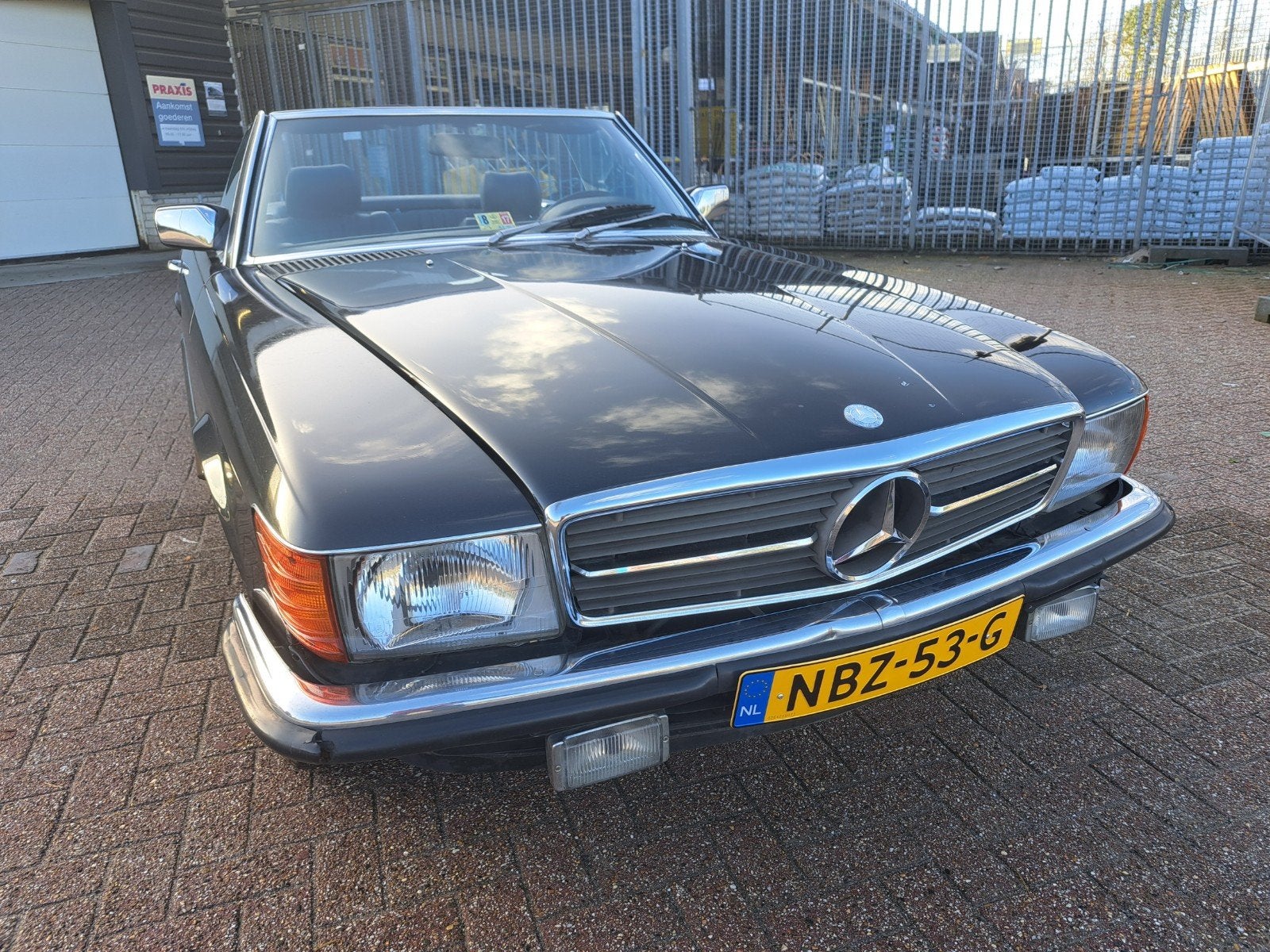 europese mercedes 500 sl, apk 2028,met kinderzitje!, Auto's, Automaat, Achterwielaandrijving, Cabriolet, Zwart