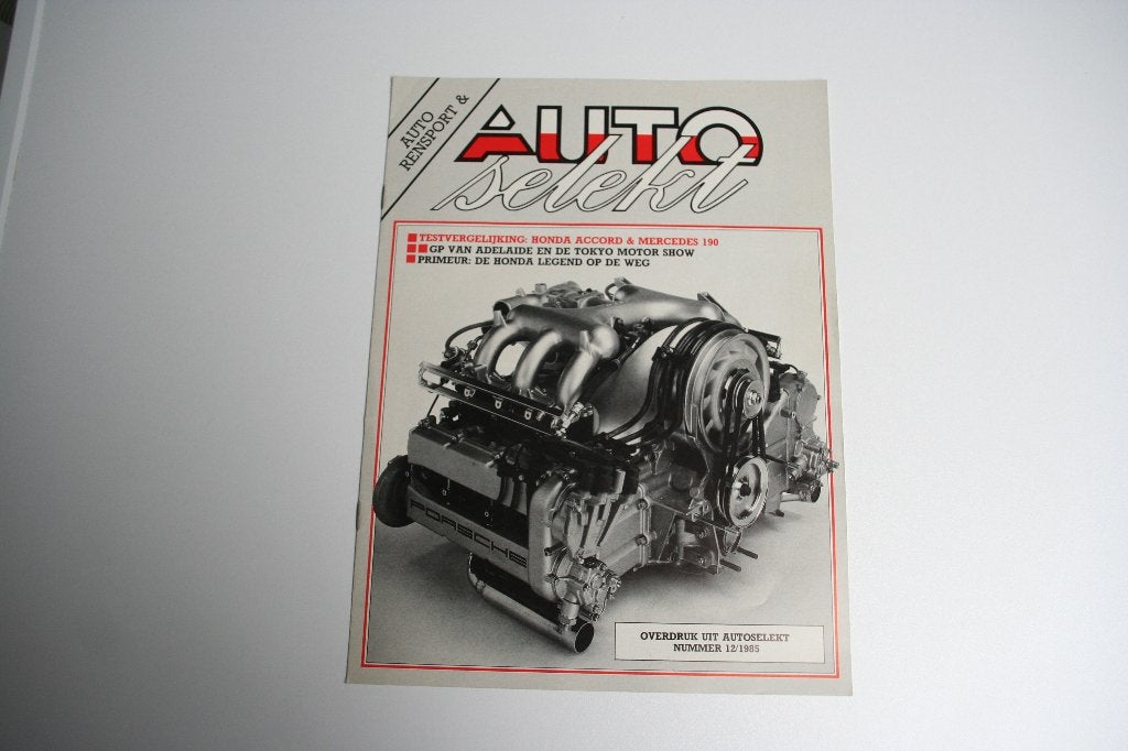 Autotest Auto Selekt Honda Accord - Mercedes 190E (12-1985), Ophalen of Verzenden, Nieuw, Mercedes