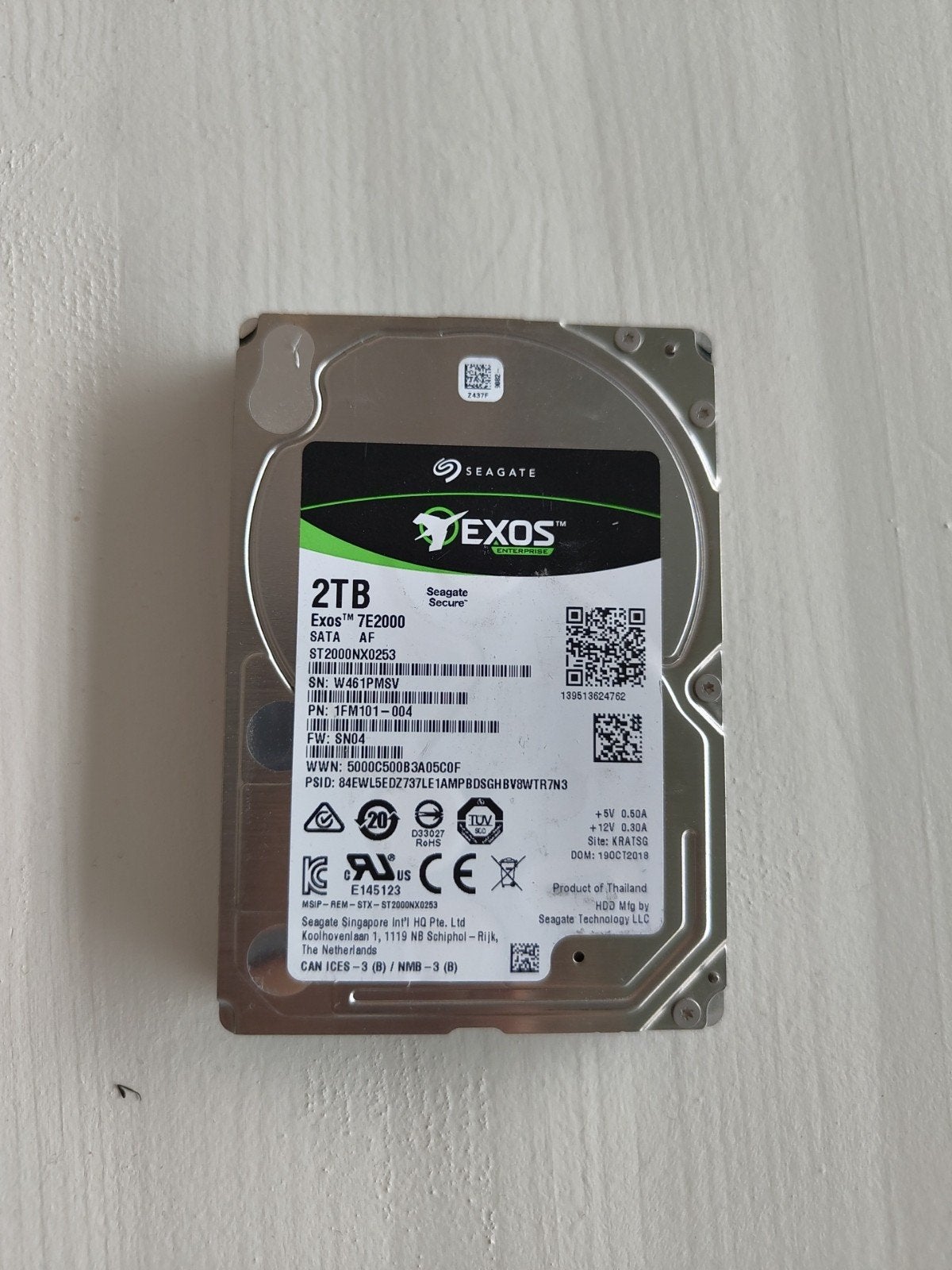 10x Seagate Exos 7E2000 2TB HDD Refurbished - S.M.A.R.T OK, Computers en Software, Harde schijven, Ophalen