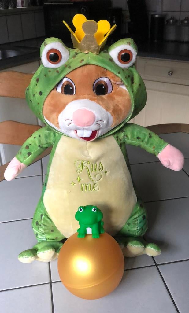 Efteling hamster kikkerkoning met gouden bal en kikker, Ophalen, Zo goed als nieuw, Overige typen