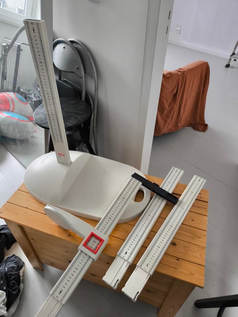 Seca mobiele lengtemeter, Ophalen