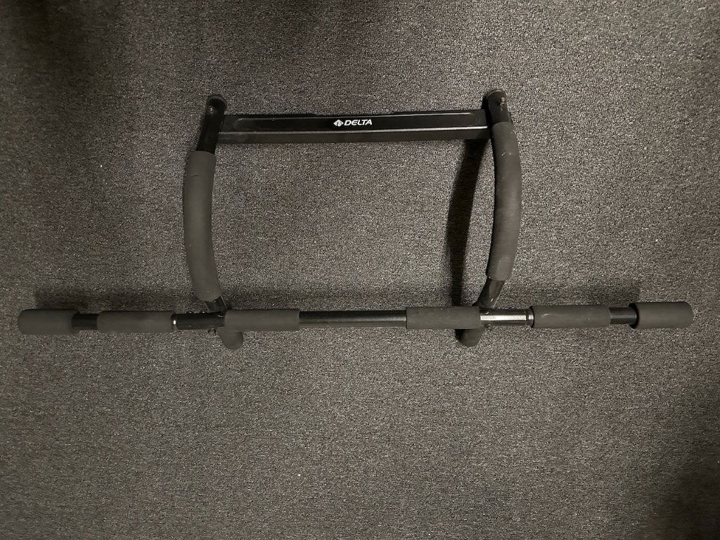 Optrekstang voor Deurpost, Sport en Fitness, Fitnessmaterialen, Ophalen, Zo goed als nieuw, Oprekstang