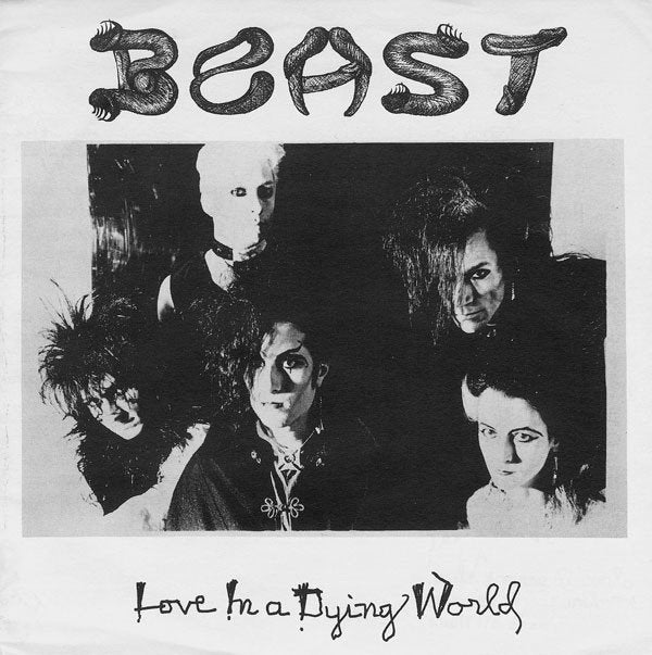 beast / love in a dying world - punk/goth - ZELDZAAM, Gebruikt, Verzenden, Originele persing, 7 inch