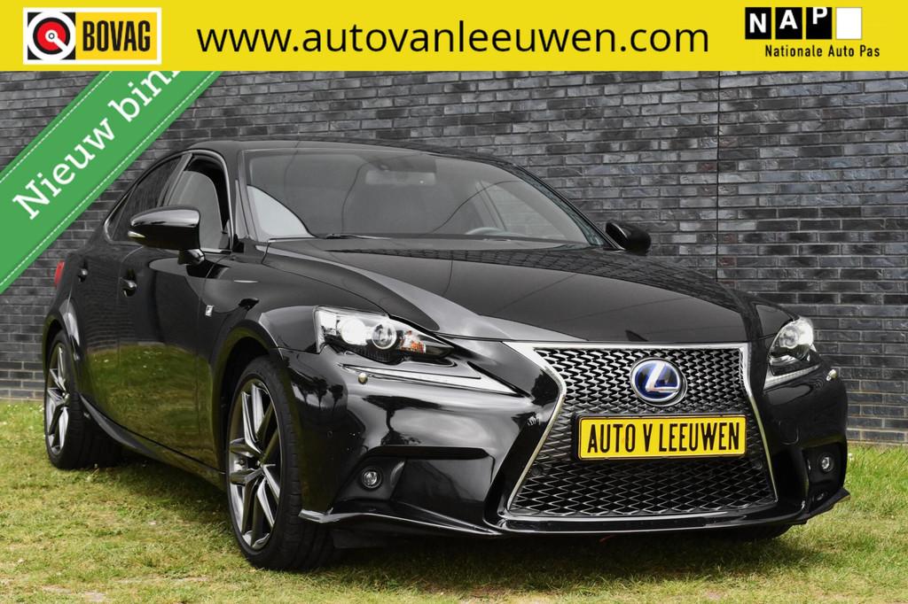 Lexus IS 300h F Sport 18 INCH/CAMERA/PDC/NAVI/STOELVW/ETC.!, Automaat, Euro 5, Achterwielaandrijving, Gebruikt