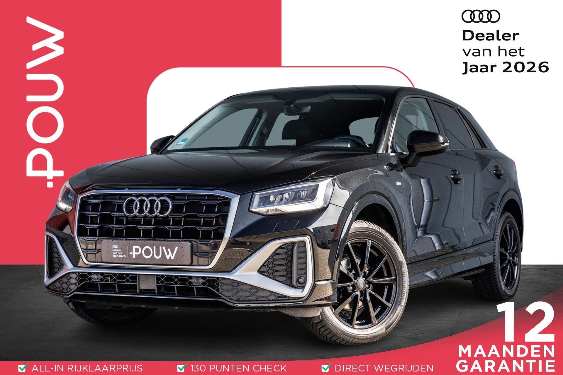 Audi Q2 35 TFSI 150pk S-tronic Pro Line | 17" Velgen | Stoel