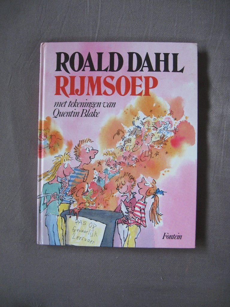 Roald Dahl - Rijmsoep (groot gebonden boek), Roald Dahl, Fictie algemeen, Ophalen of Verzenden, Zo goed als nieuw