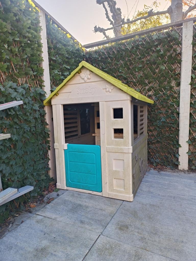 Smoby Speelhuisje - Gebruikt, maar in goede staat!, Ophalen, Gebruikt, Kunststof