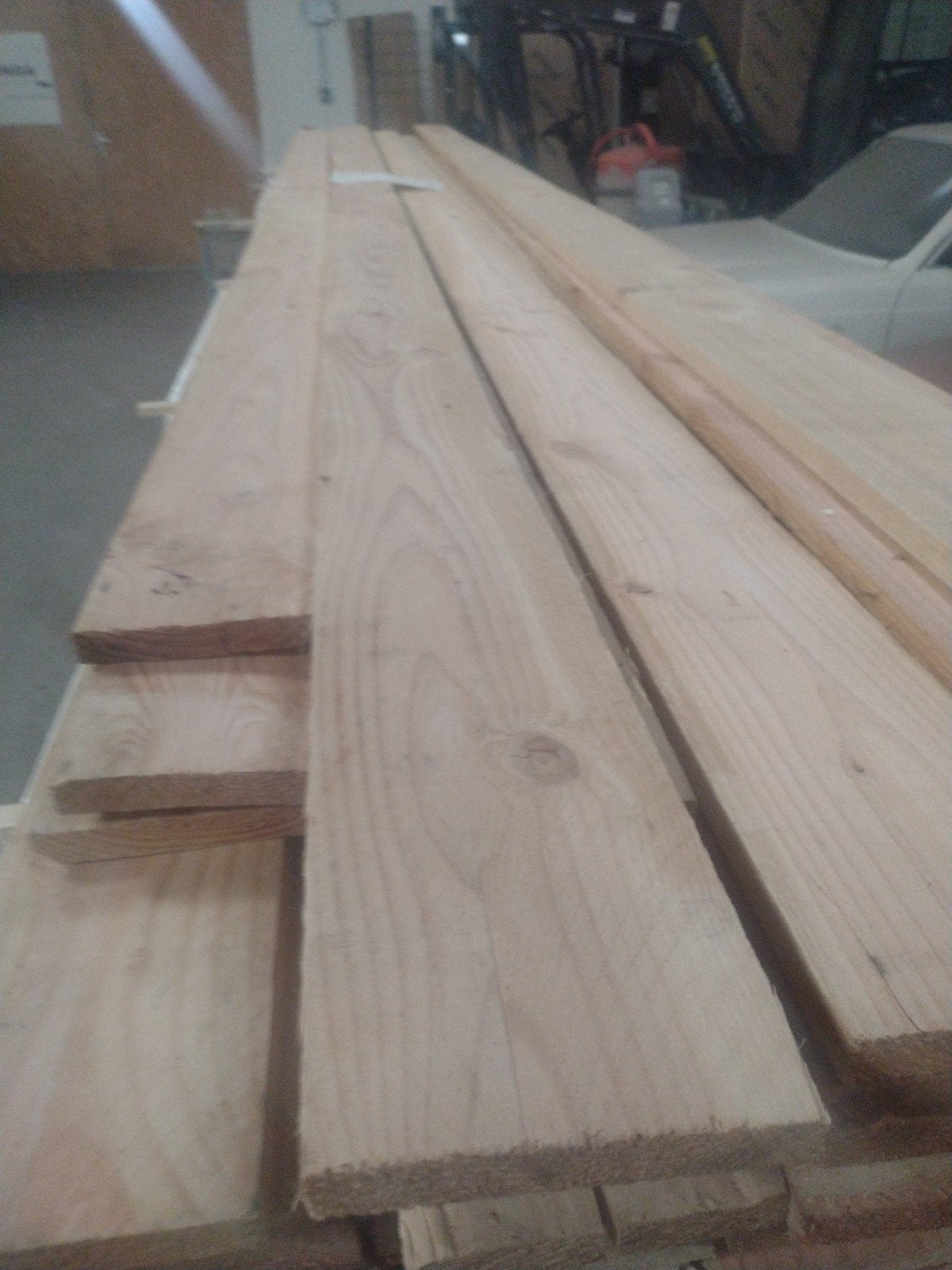 Douglas planken 15 cm breed 2, 2 cm dik en 5 meter lang, Ophalen, Minder dan 25 mm, Plank, 300 cm of meer